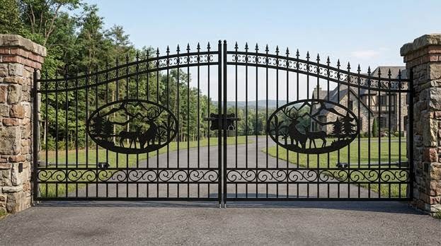 20 ft Driveway Gates for Sale – Steel & Iron Security…