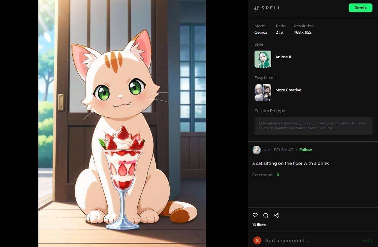 A Cat Sitting on the Floor With a Drink