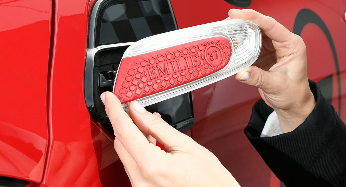 A custom 3D printed car accessory