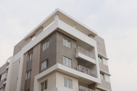 An Apartment Building with Balconies
