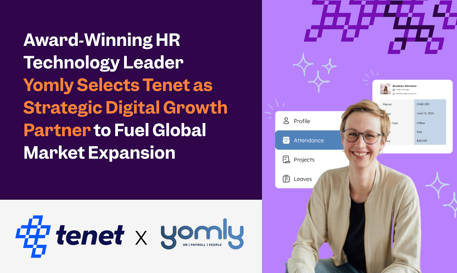 Award-Winning HR Technology Leader Yomly Selects Tenet as Strategic Digital Growth Partner to Fuel Global Market Expansion