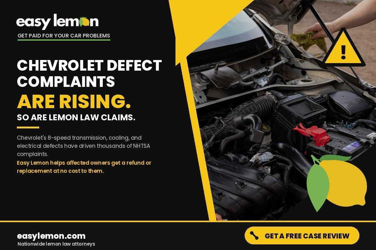 Chevrolet Owners With Recurring Defects Have More Legal Options Than They Realize