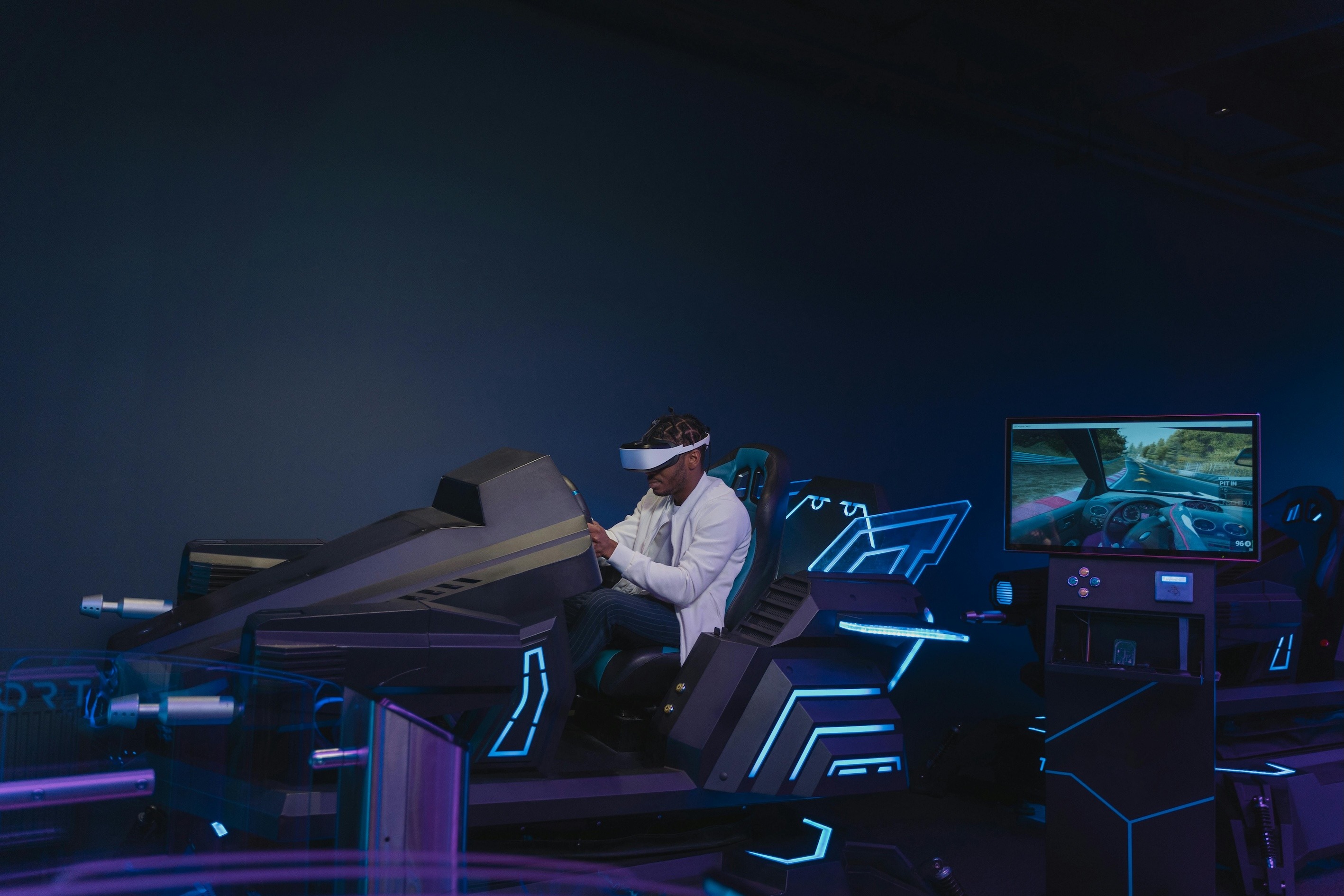 Digital Revolution: How Technology is Reshaping Australia's Gaming and Entertainment Landscape - Image of person in VR and space craft game