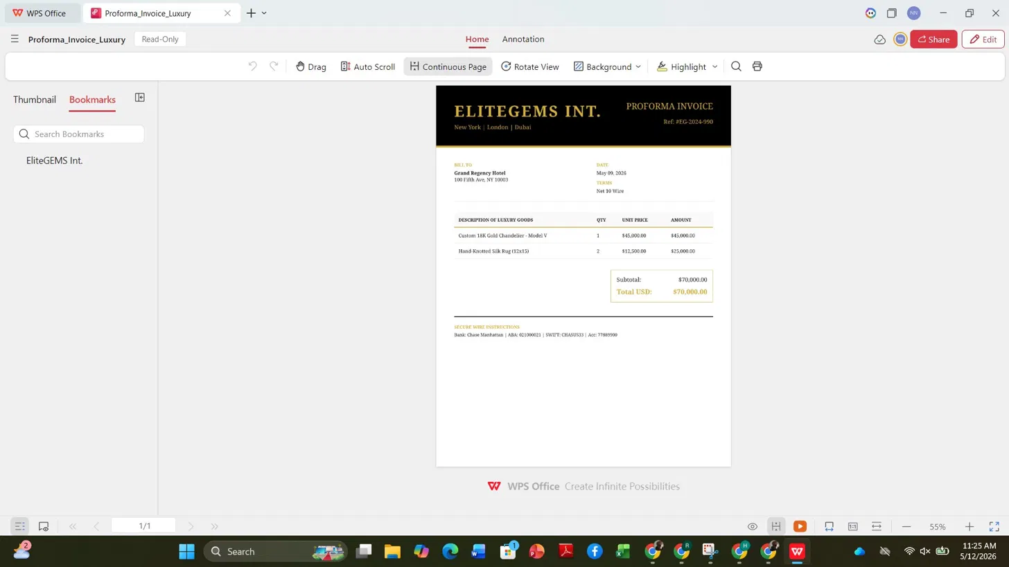 Download Professional invoice templates