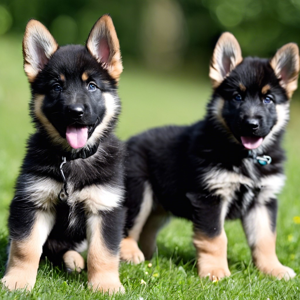 German shepherds