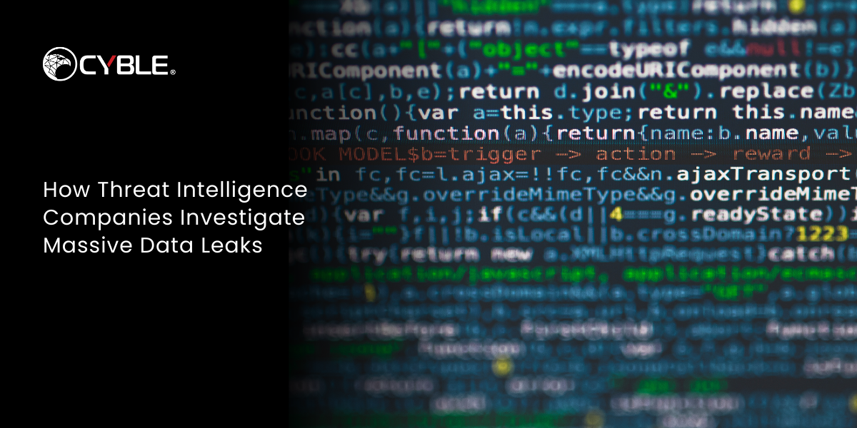 How Threat Intelligence Companies Investigate Massive Data Leaks