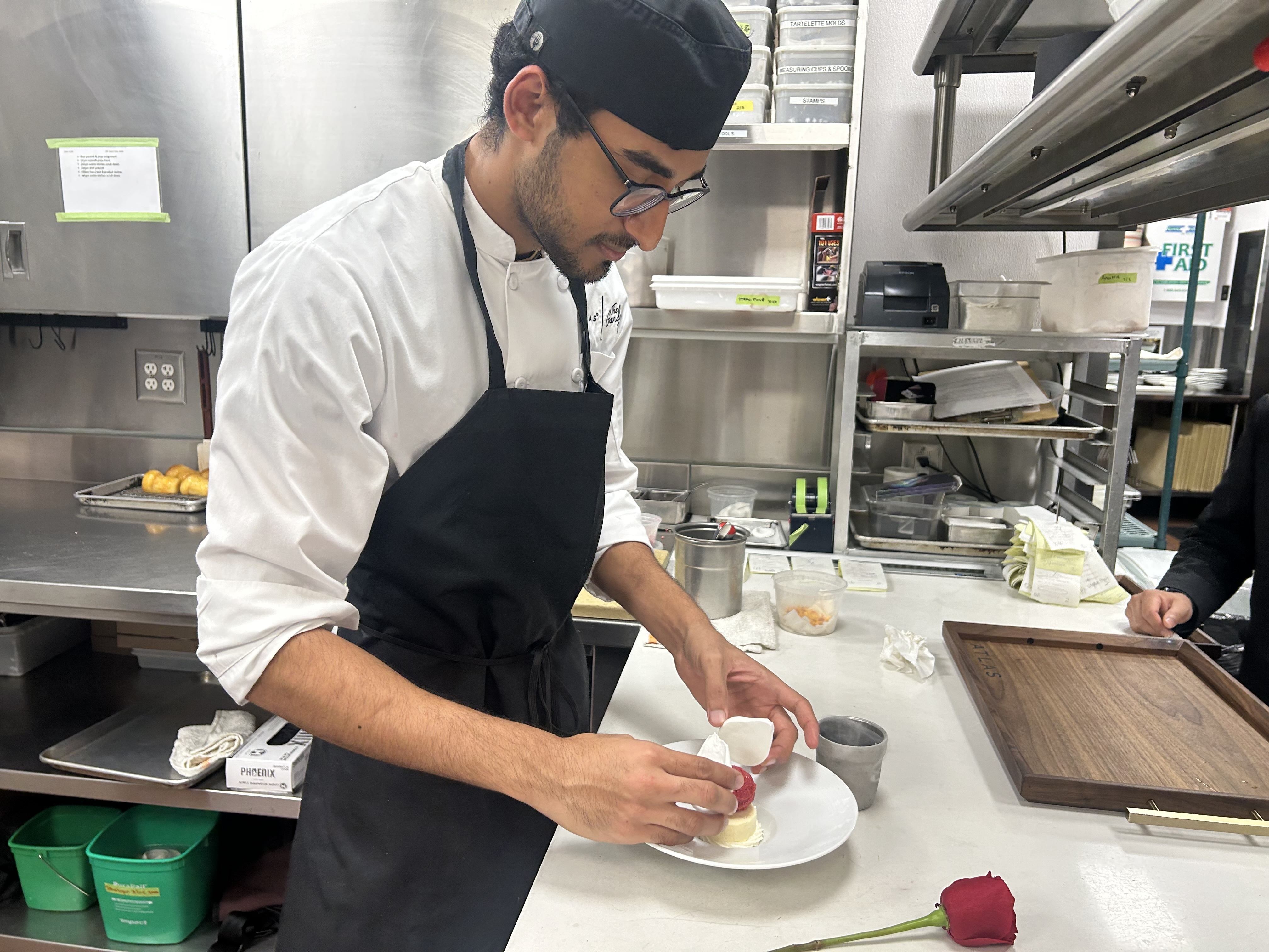 Picture of Chetanya Rai baking