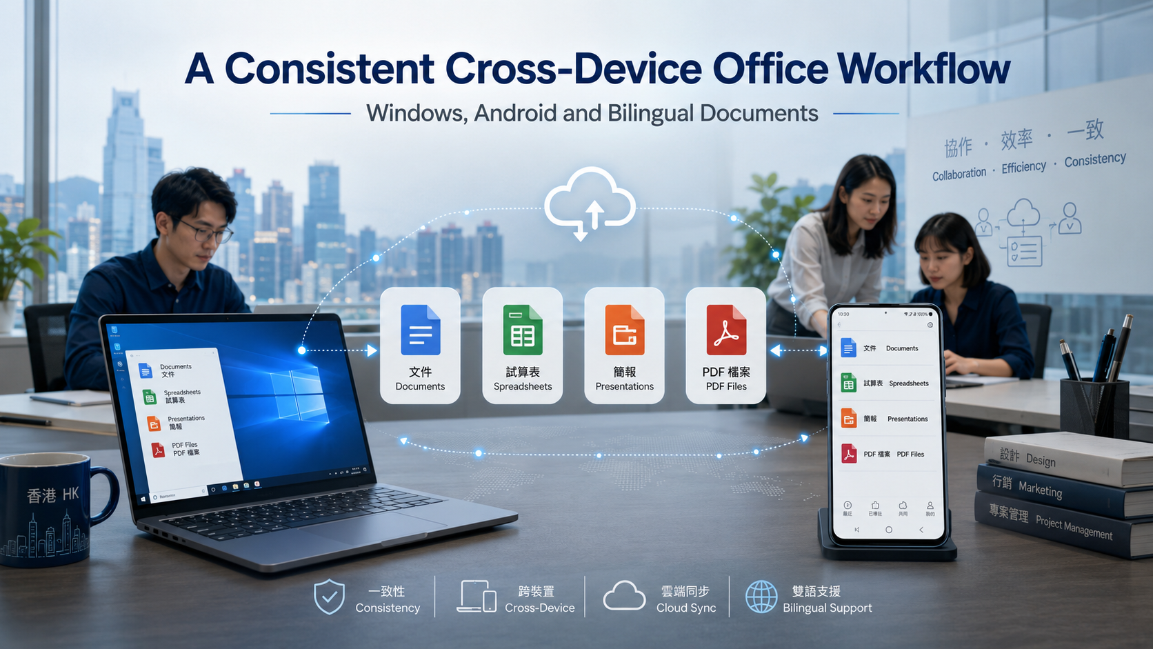 Keep Documents Consistent Across Windows and Android
