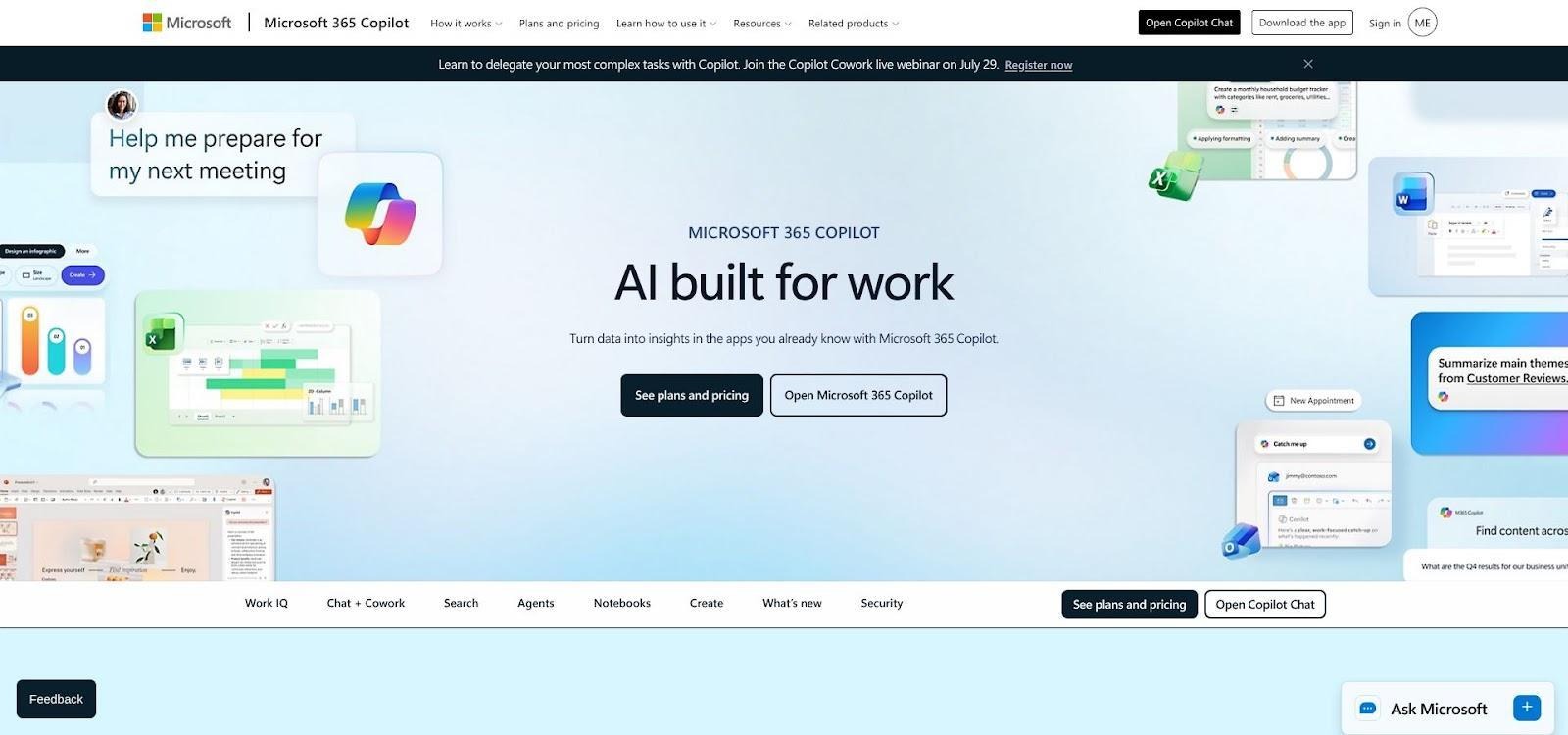 Microsoft 365 Copilot inside PowerPoint ribbon screenshot