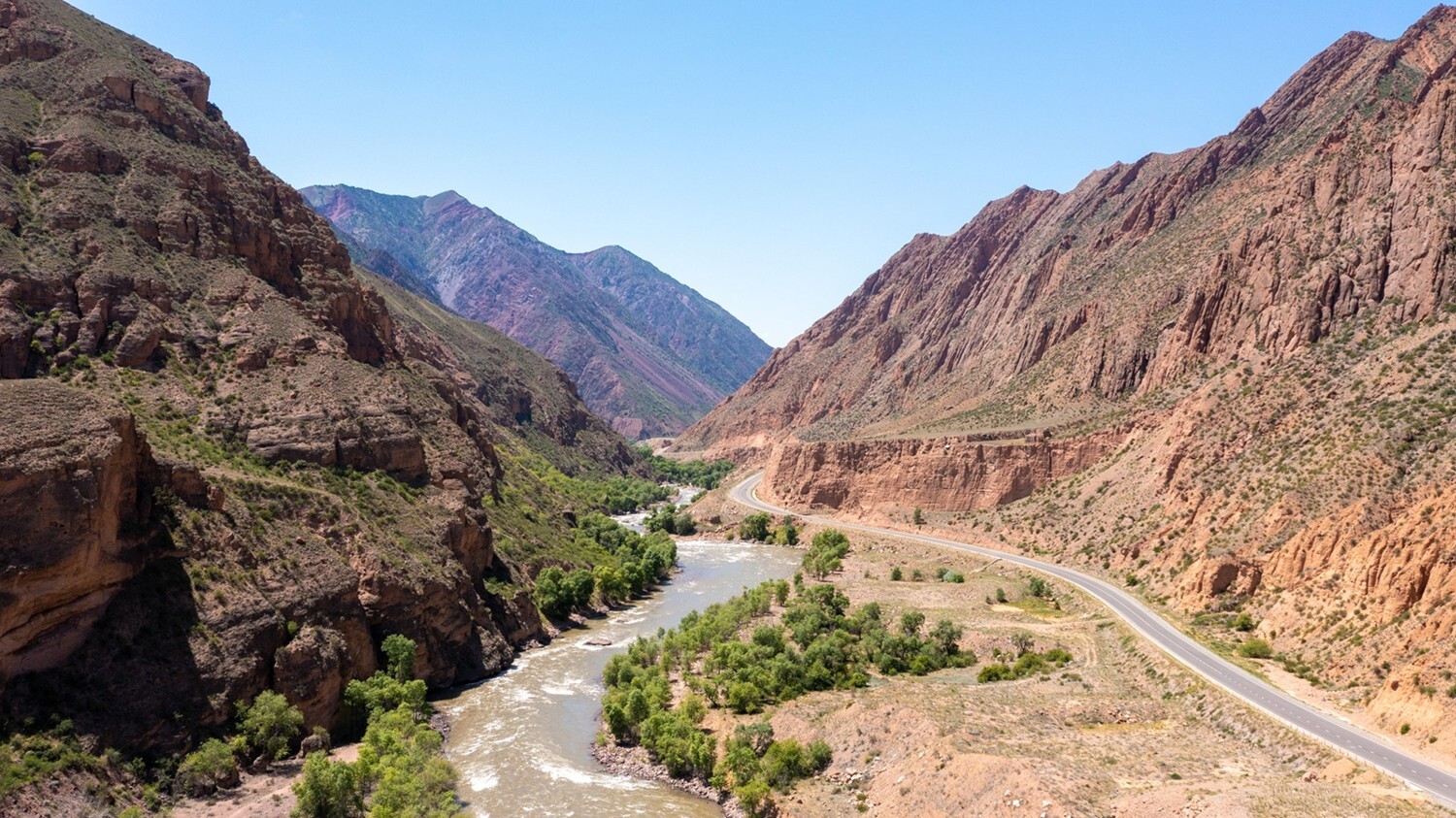 Naryn River gorge