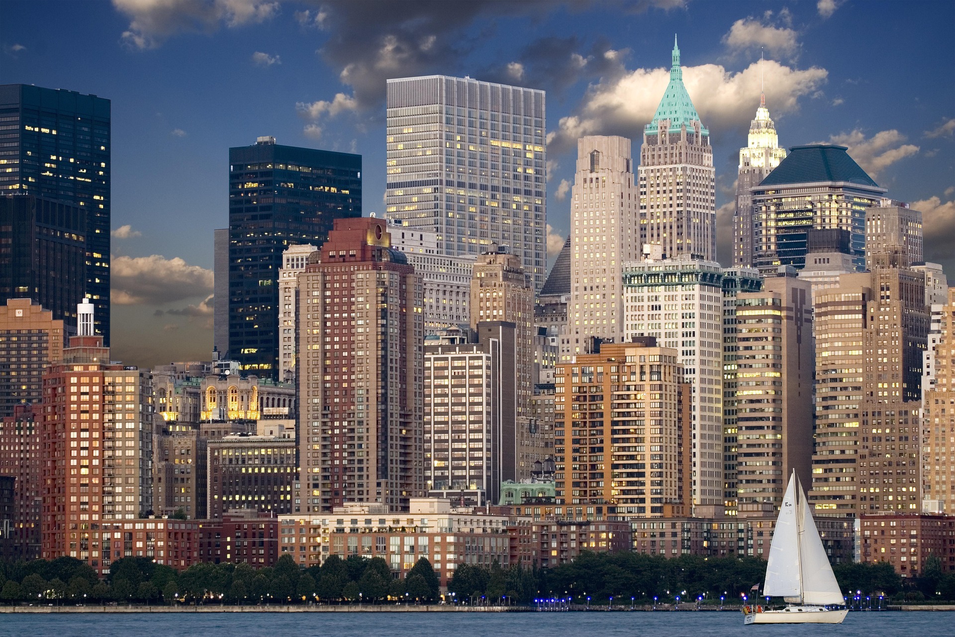 New york, Skyline, Manhattan 