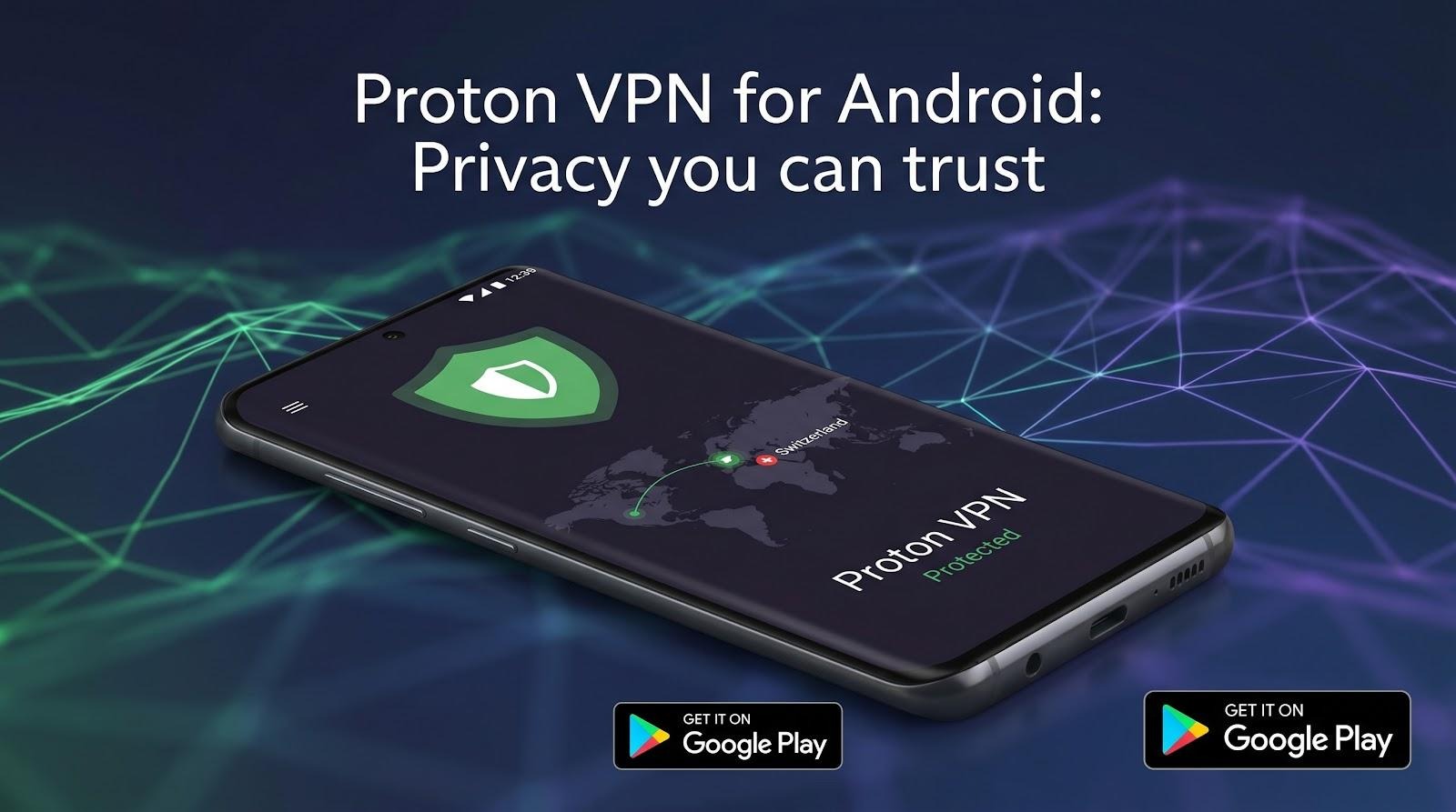 Proton VPN Android app Stealth protocol on free tier screenshot