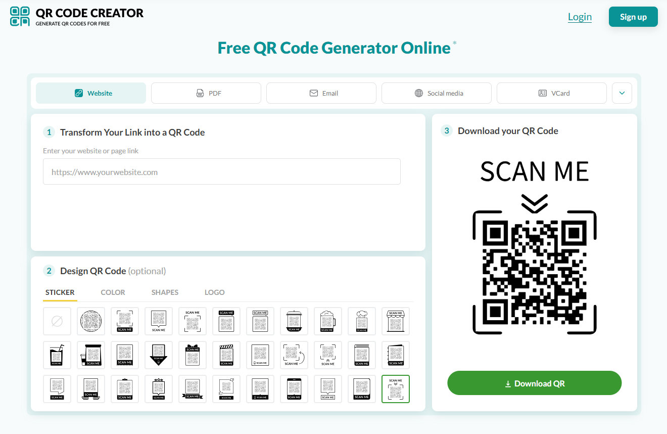 QR Code Creator