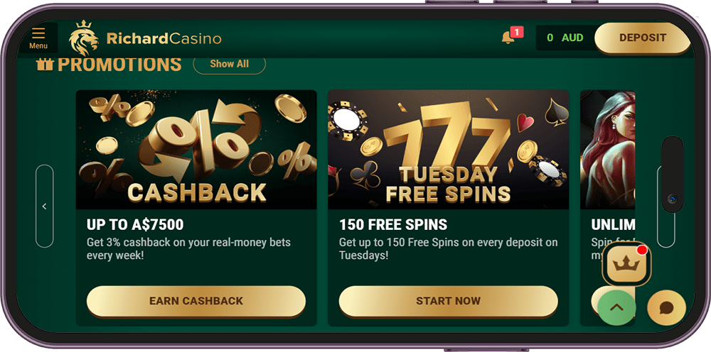 Richard Casino page