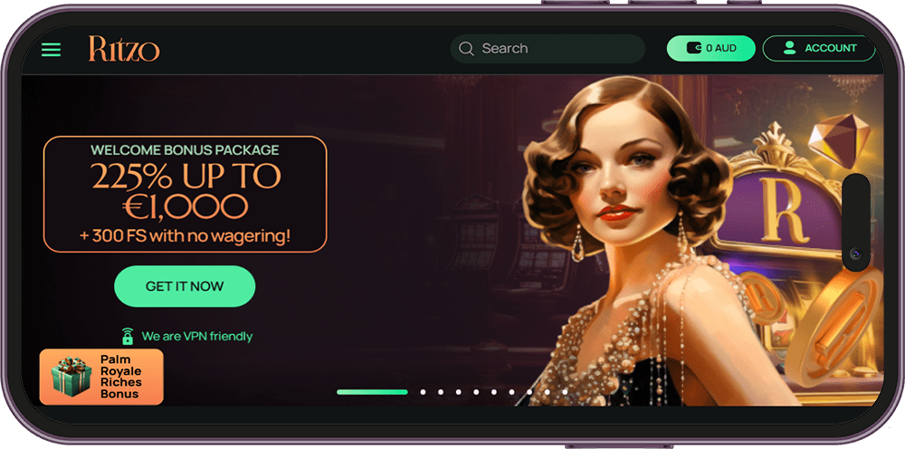 Ritzo Casino Banner