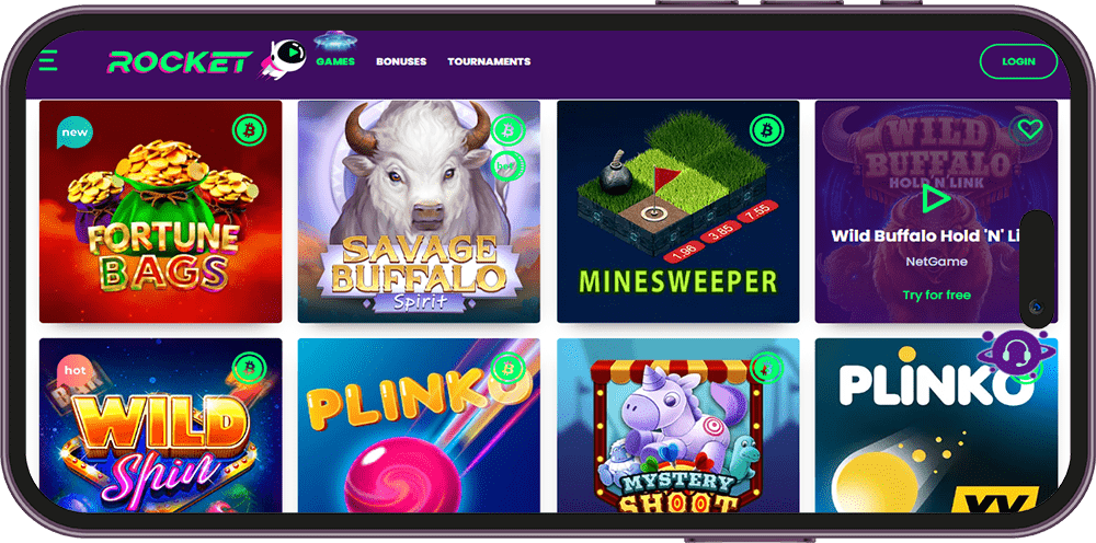 Rocket Casino banner
