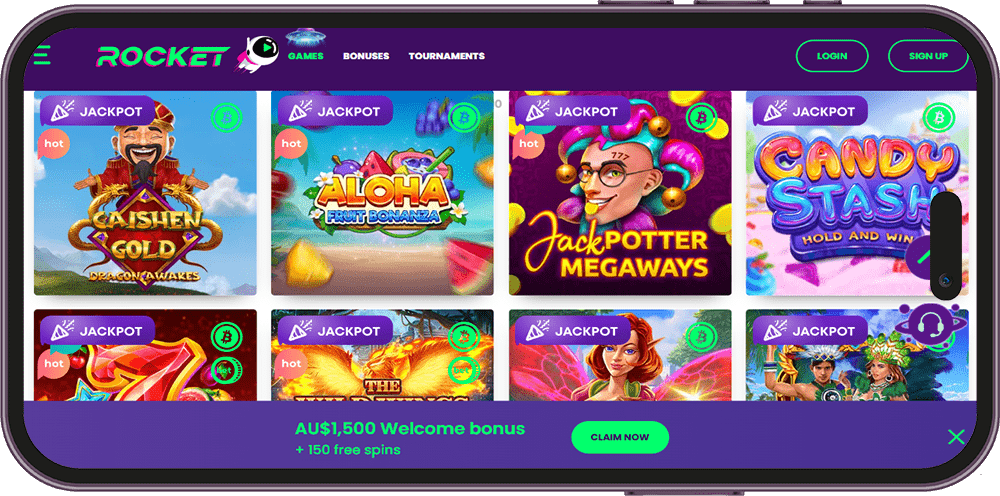 Rocket Casino banner