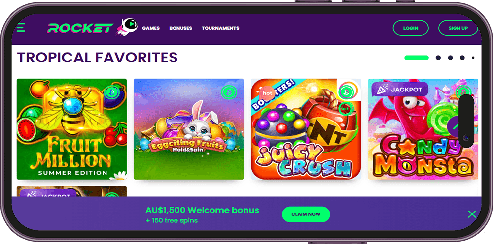 Casino Rocket banner