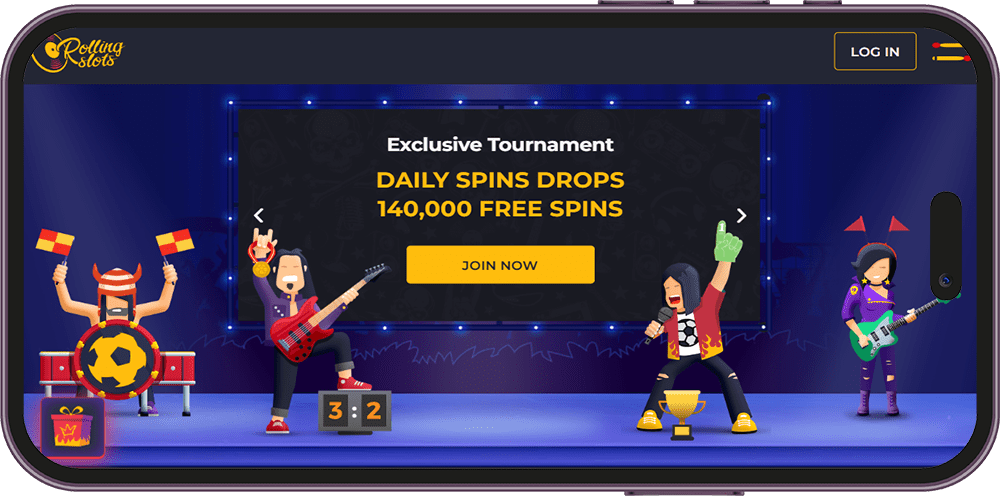 RollingSlots banner