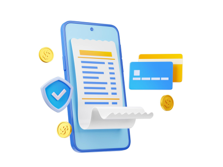 Concept image: Why Traditional Banks Are Losing Ground to Specialized Payment Providers in Online Gambling - digital illustration of smart phone with security icons, coins, and credit cards nearby