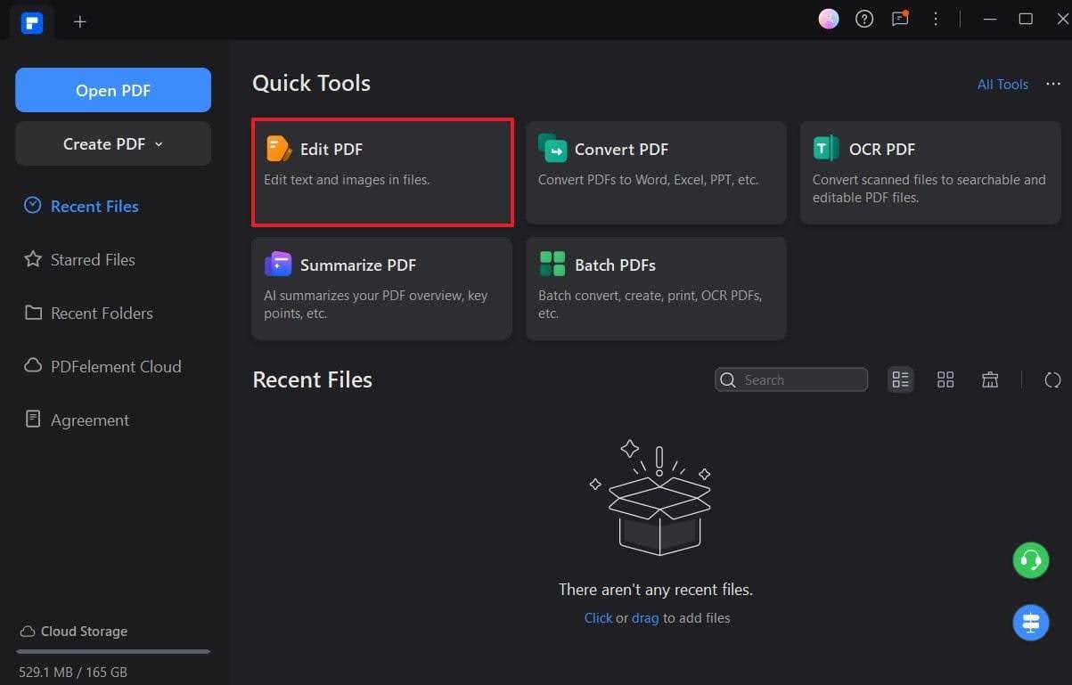 Step 1. Import Your Desired PDF Document