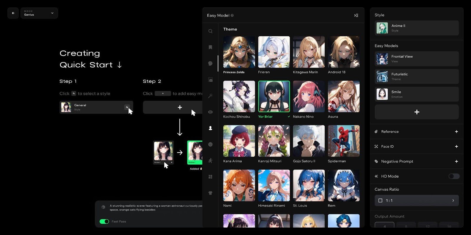 Step 4. Input a Suitable Prompt and Access Other Settings