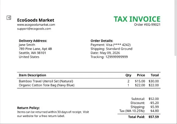 Tax Invoice