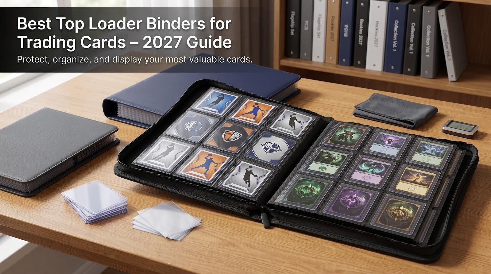 Top-loader binders