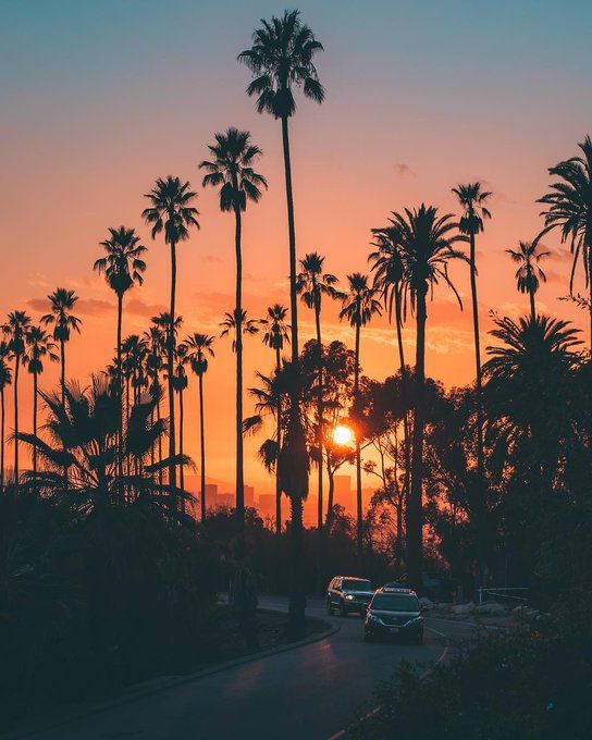 Sunset in Los Angeles