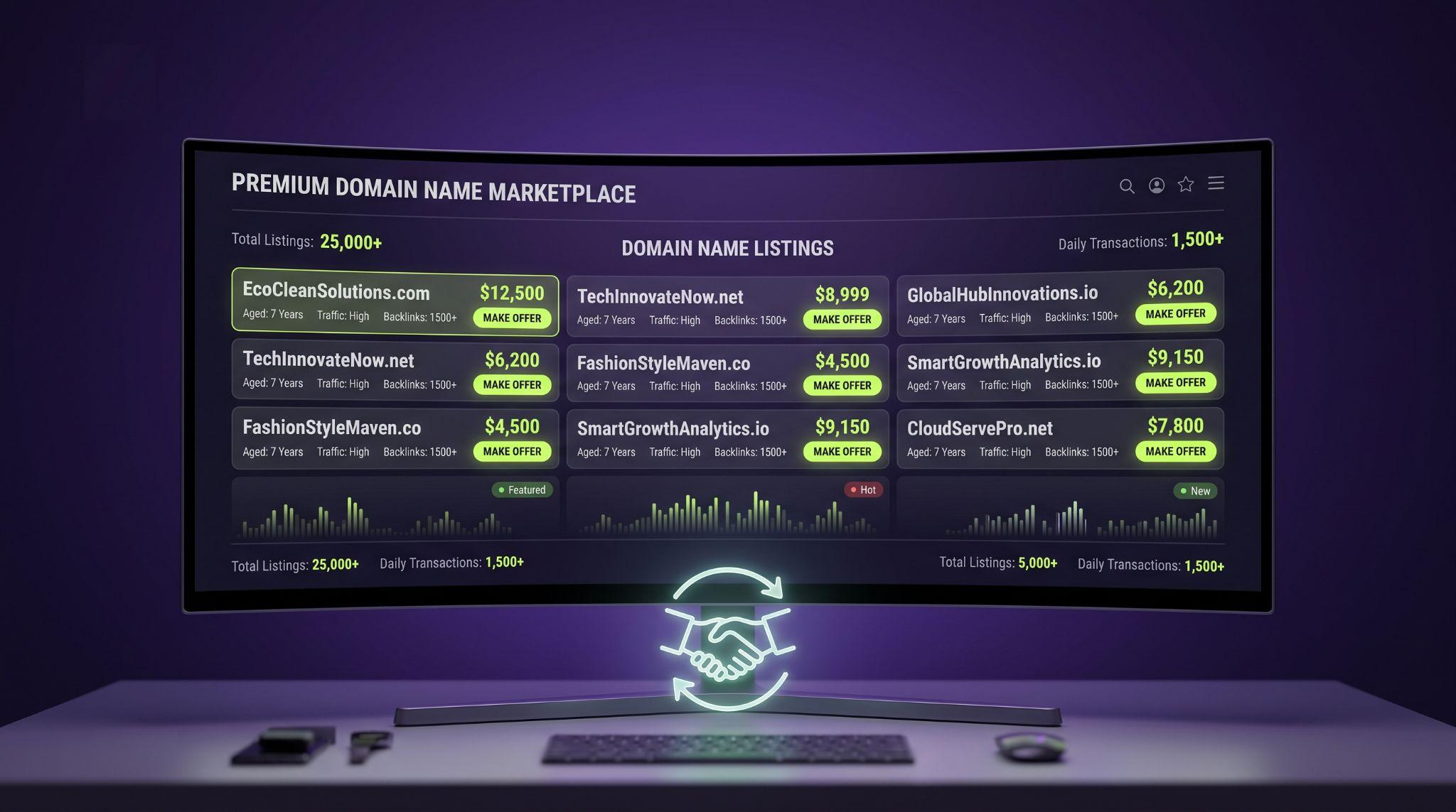 What Is a Domain Name Marketplace and How It Works