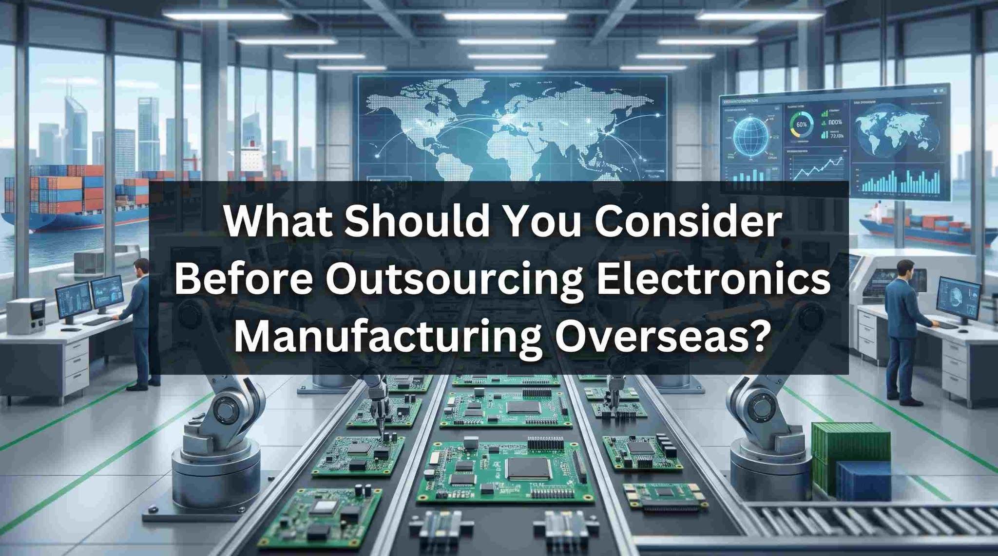 What Should You Consider Before Outsourcing Electronics Manufacturing Overseas