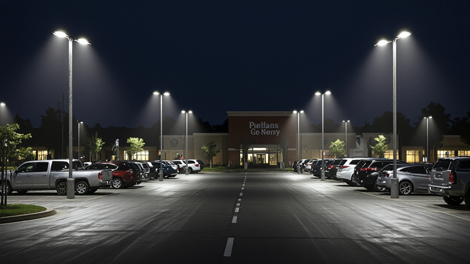 What role can there be for parking lot lighting installation in saving energy