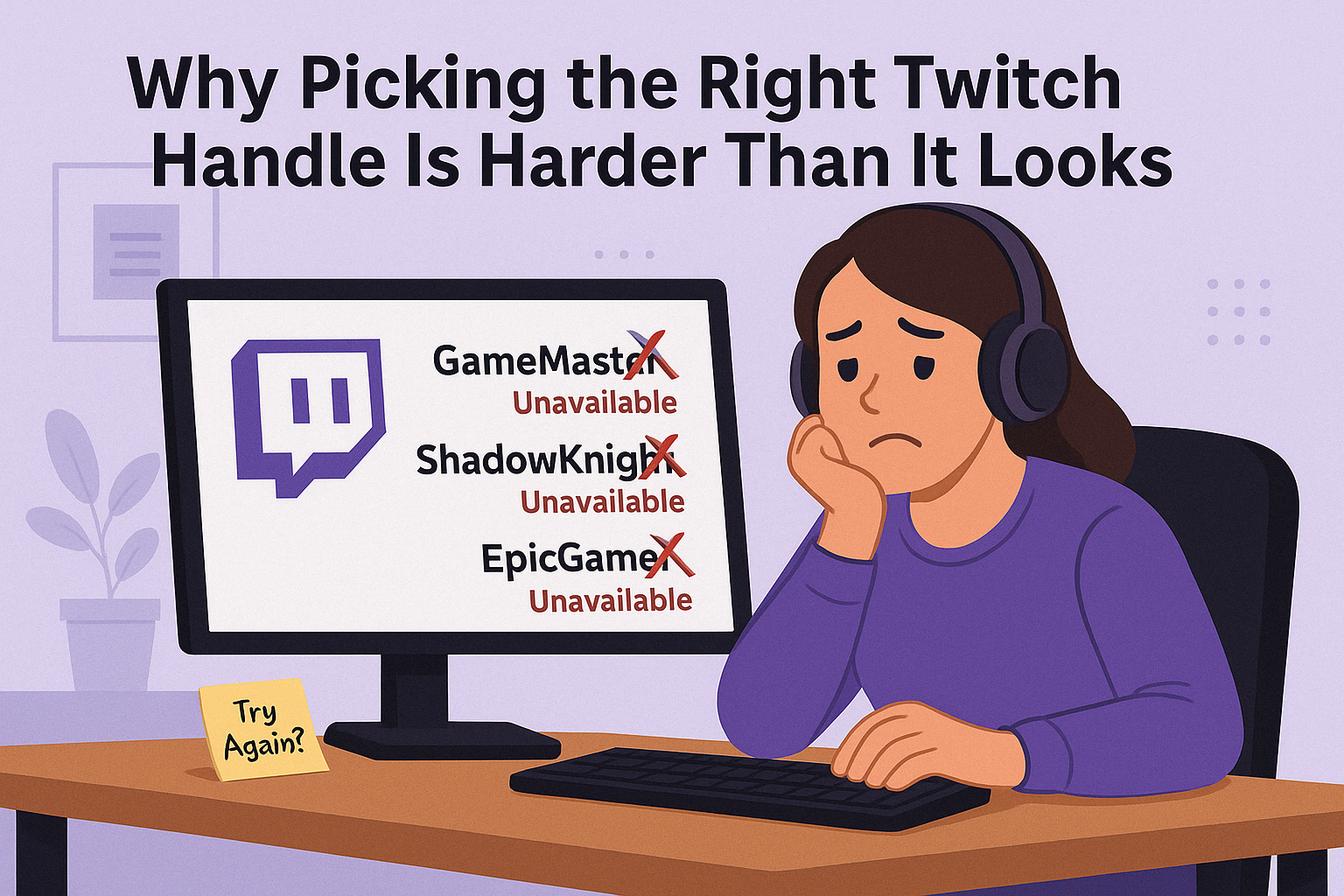 Why Picking the Right Twitch Handle Is Harder Than It Looks