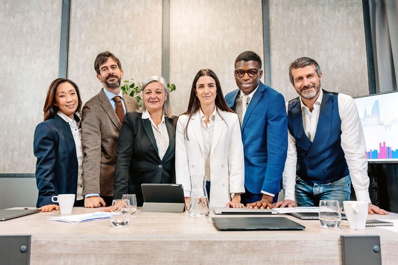 a team of employees
