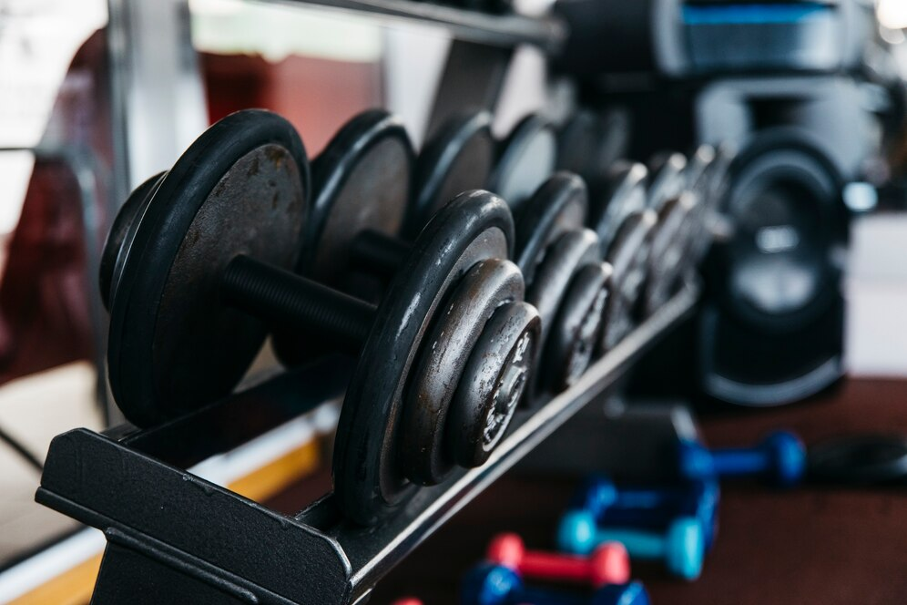 gym dumbells