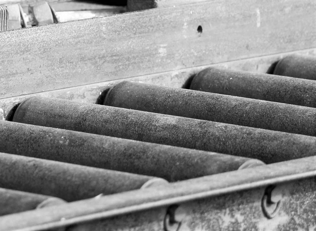 old conveyor belt