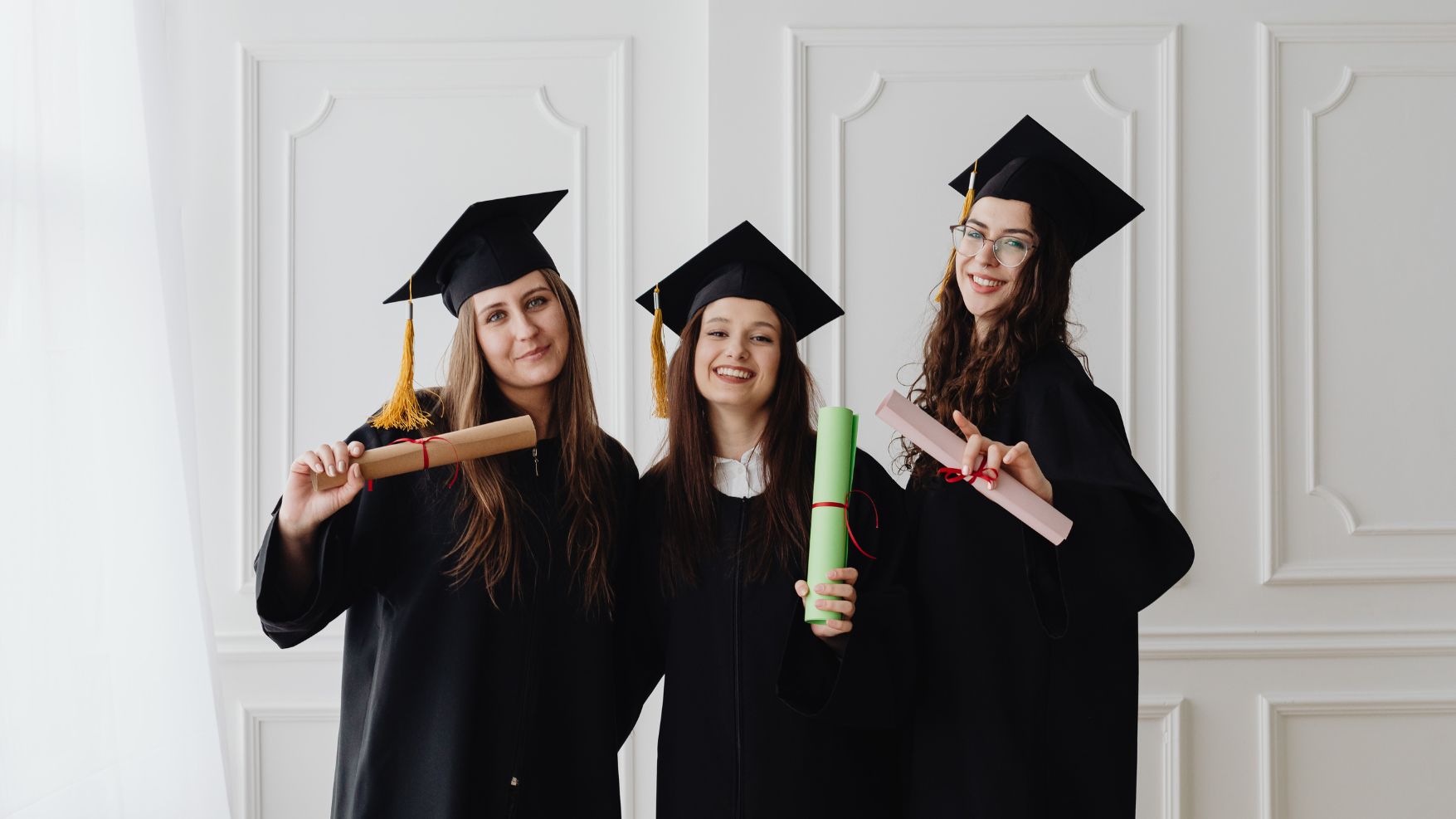 a photo of girls graduate