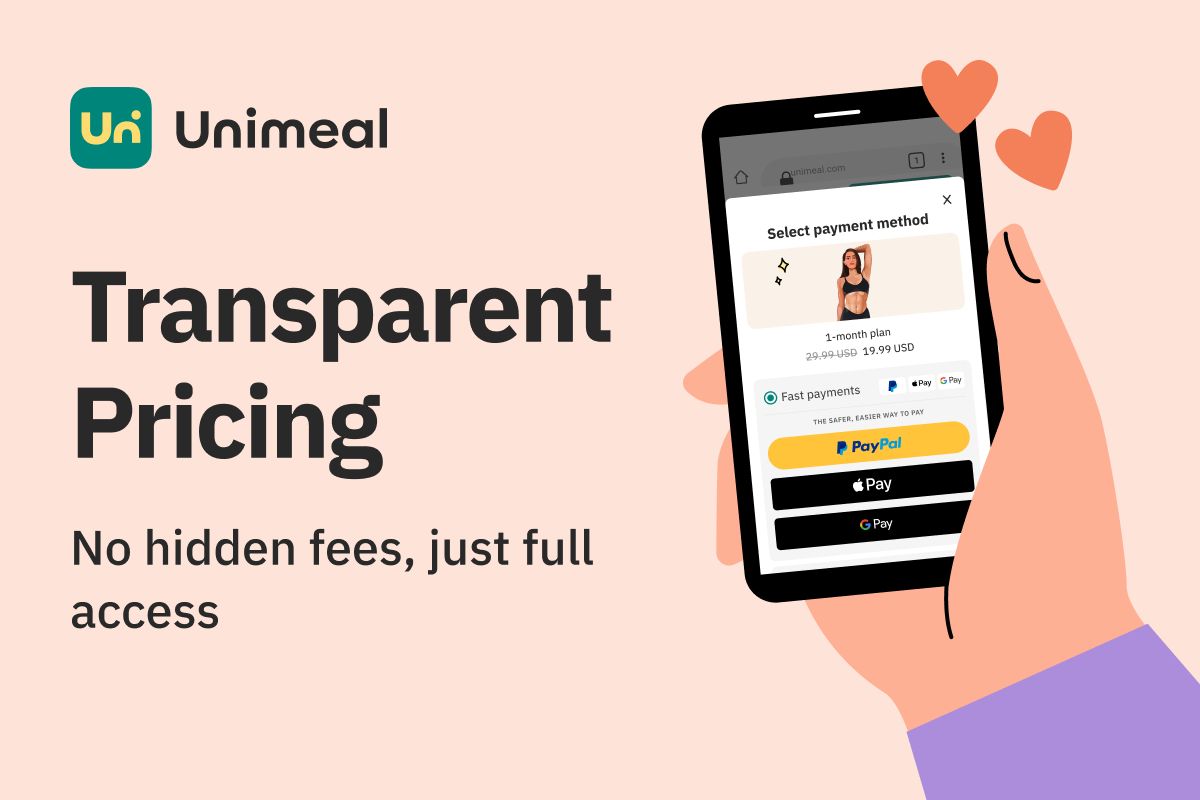Unimeal Pricing