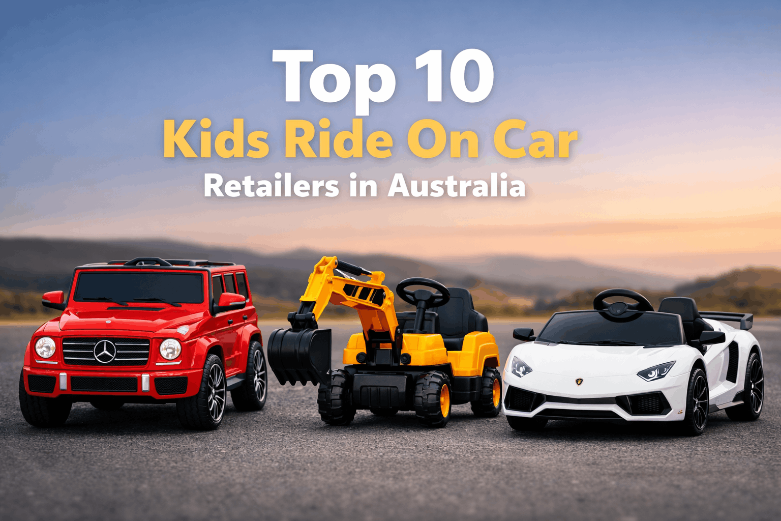top 10 kids ride on car retailers in australia
