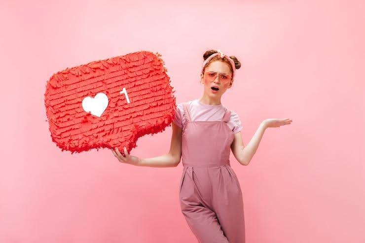 a woman on a photoshoot