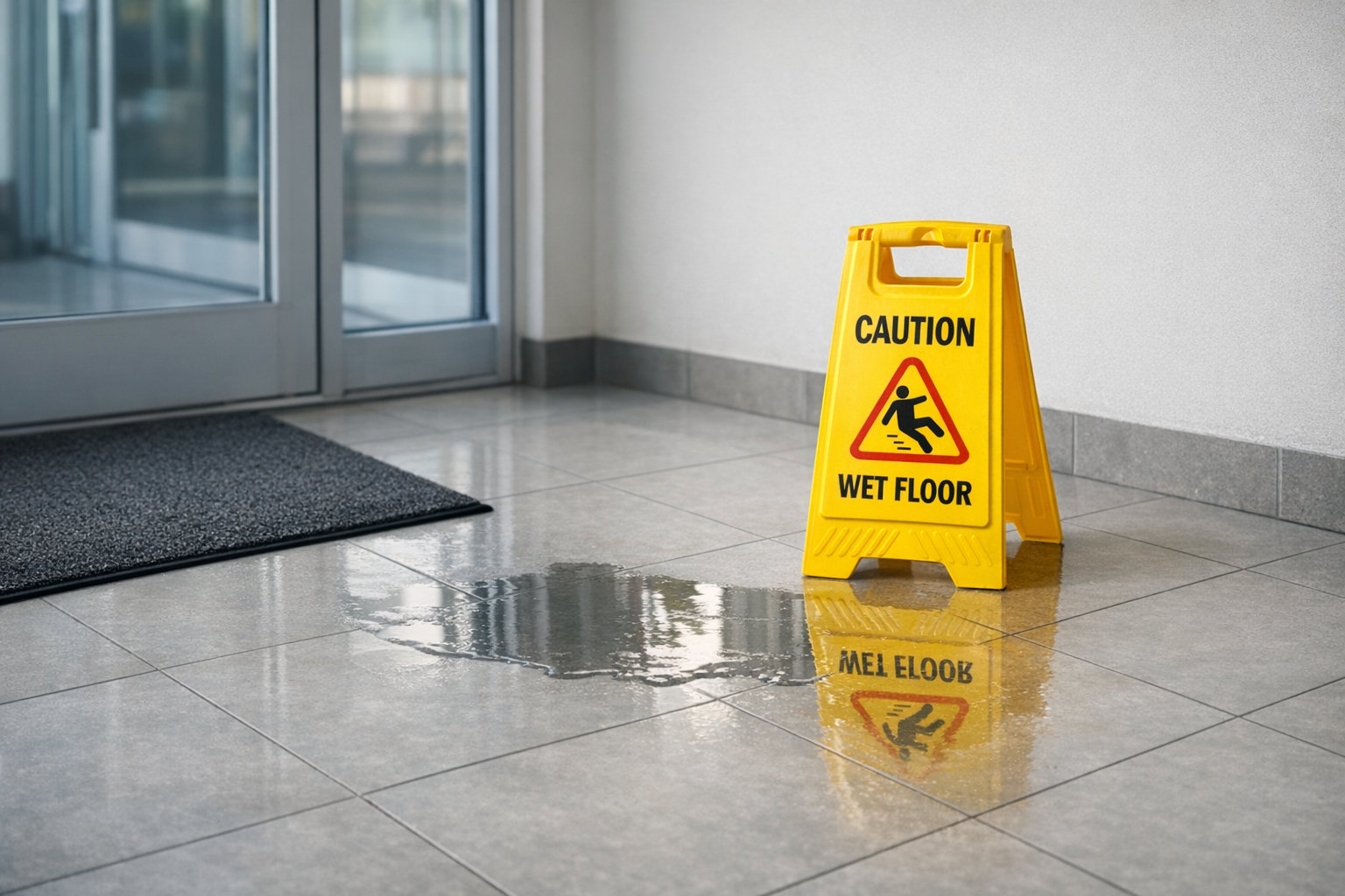 wet floor caution