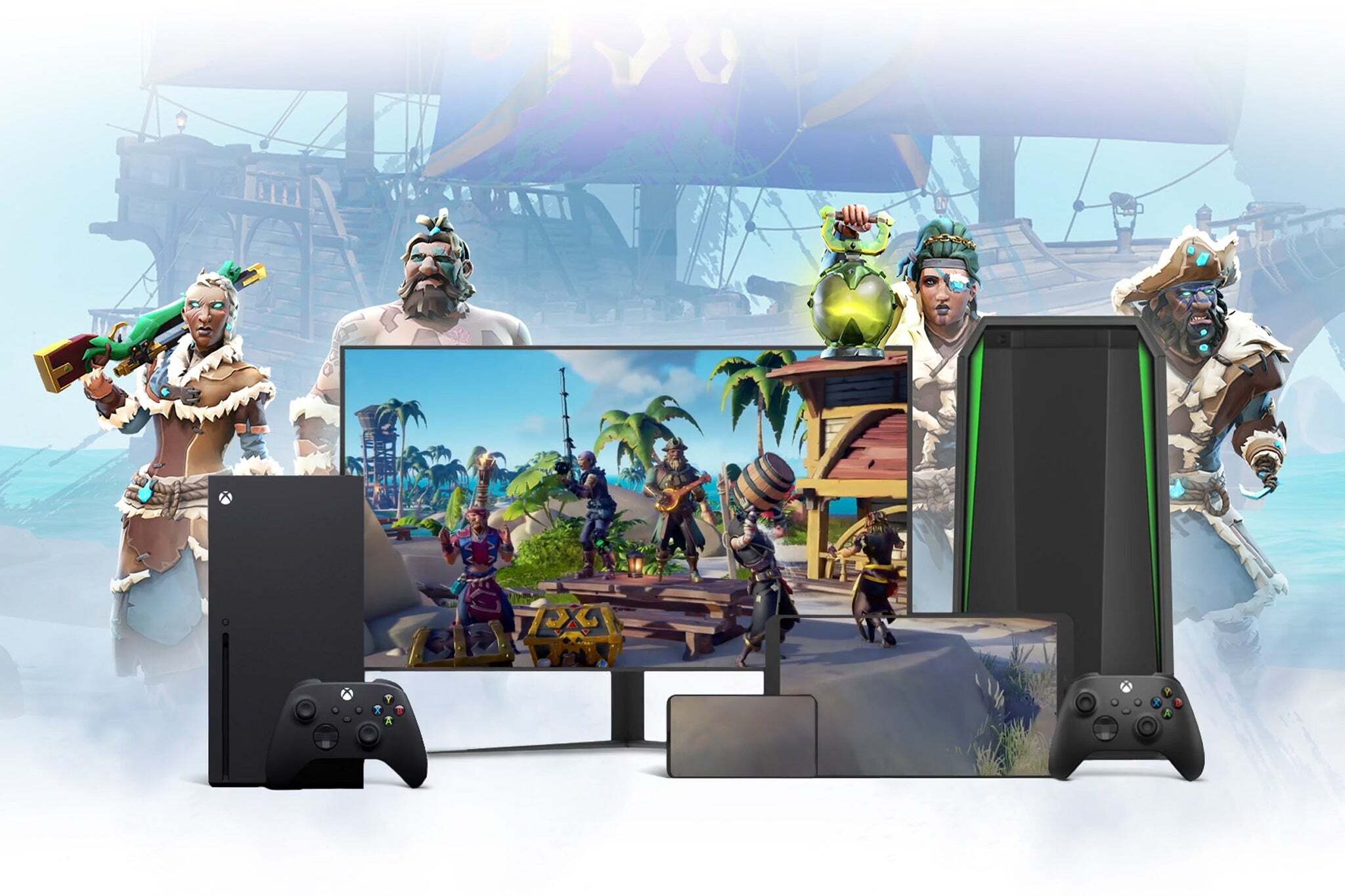 A promotional banner featuring Xbox Cloud Gaming, with the Xbox logo prominently displayed.