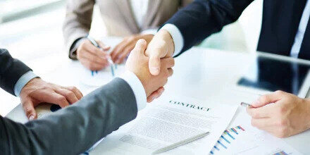 lawyer finalising stressful negotiation for their client